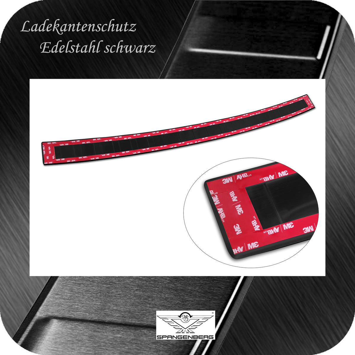 Ladekantenschutz Edelstahl schwarz für BMW 5er Touring G31 Mopf 06.2020- 3245339 f