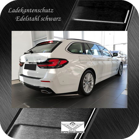 Ladekantenschutz Edelstahl schwarz für BMW 5er Touring G31 Mopf 06.2020- 3245339 g