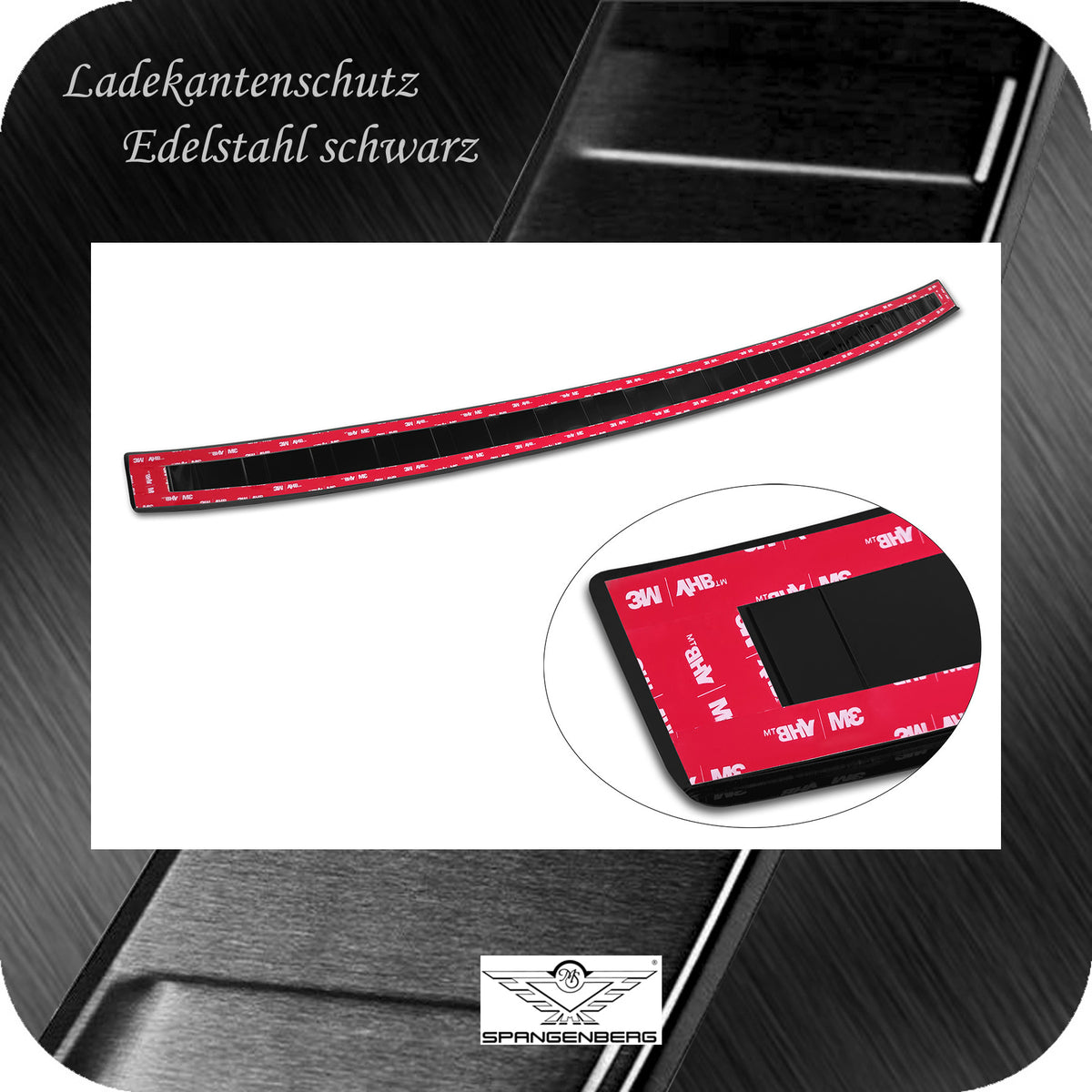 Ladekantenschutz Edelstahl schwarz für Renault Megane E-Tech ab 10.2021- 3245344 f