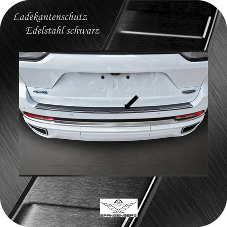 Ladekantenschutz Edelstahl schwarz für Jeep Grand Cherokee WL ab 5.2022- 3245345 b