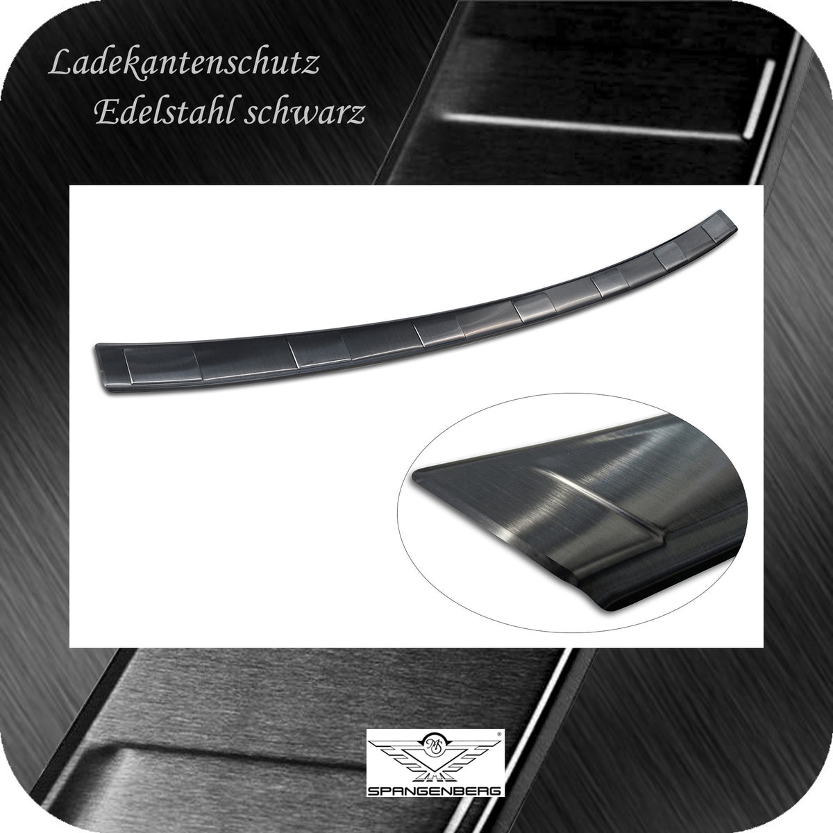 Ladekantenschutz Edelstahl schwarz für Jeep Grand Cherokee WL ab 5.2022- 3245345 e
