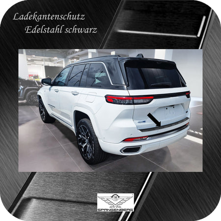 Ladekantenschutz Edelstahl schwarz für Jeep Grand Cherokee WL ab 5.2022- 3245345 g