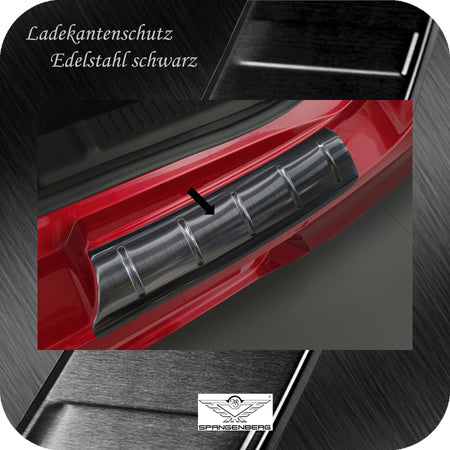 Ladekantenschutz Edelstahl schwarz für Suzuki Swift VII 5-Türer 04.2024- 3245347 d