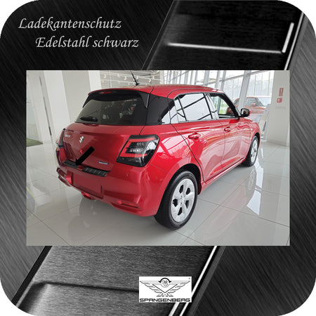 Ladekantenschutz Edelstahl schwarz für Suzuki Swift VII 5-Türer 04.2024- 3245347 h