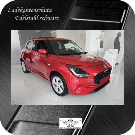Ladekantenschutz Edelstahl schwarz für Suzuki Swift VII 5-Türer 04.2024- 3245347 i