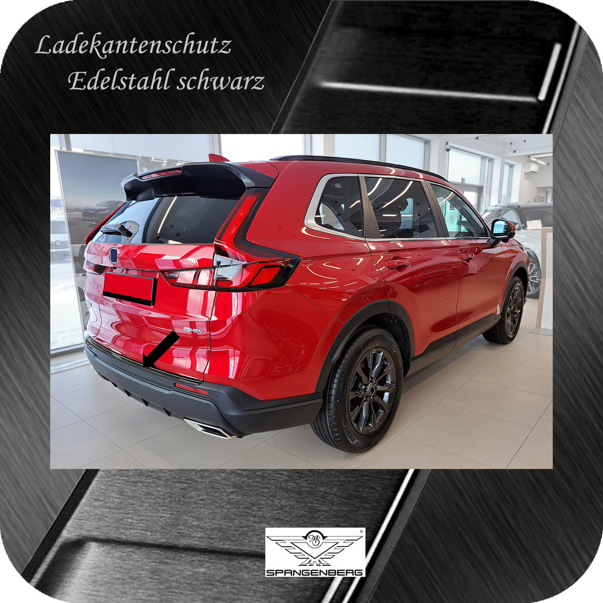 Ladekantenschutz Edelstahl schwarz für Honda CR-V VI 6.Generation 08.23- 3245349f
