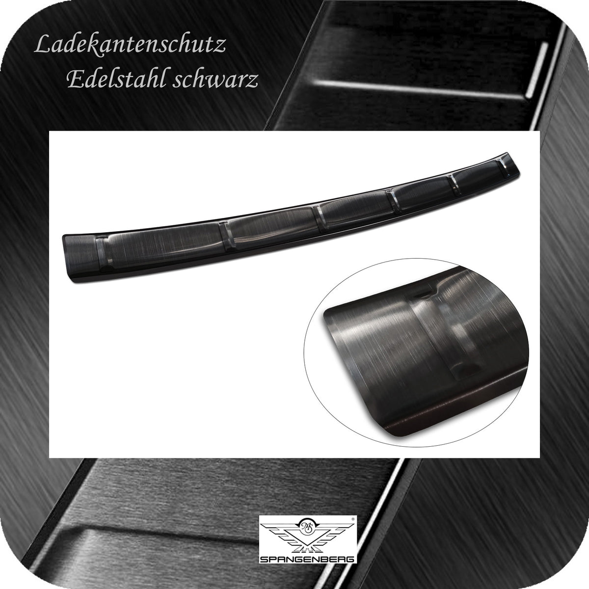 Ladekantenschutz Edelstahl schwarz für Honda Civic XI HB 5-Türer 10.22- 3245351 e