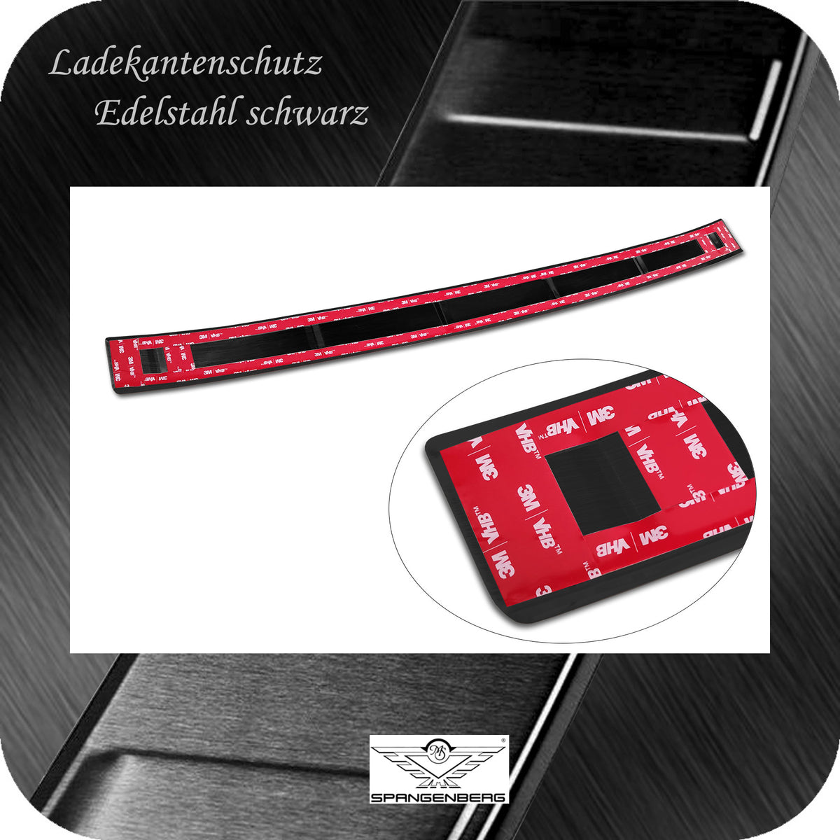 Ladekantenschutz Edelstahl schwarz für Honda Civic XI HB 5-Türer 10.22- 3245351 f
