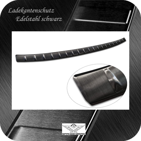 Ladekantenschutz Edelstahl schwarz für BMW X4 M-Style G02 Facelift 2021- 3245354 e