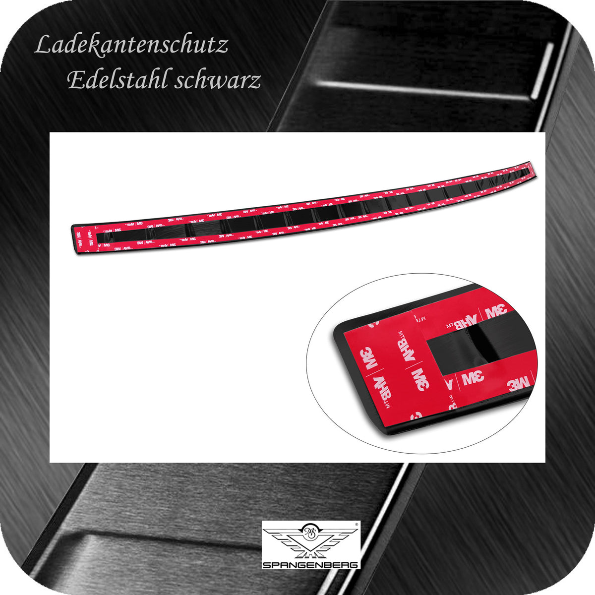 Ladekantenschutz Edelstahl schwarz für BMW X4 M-Style G02 Facelift 2021- 3245354 f