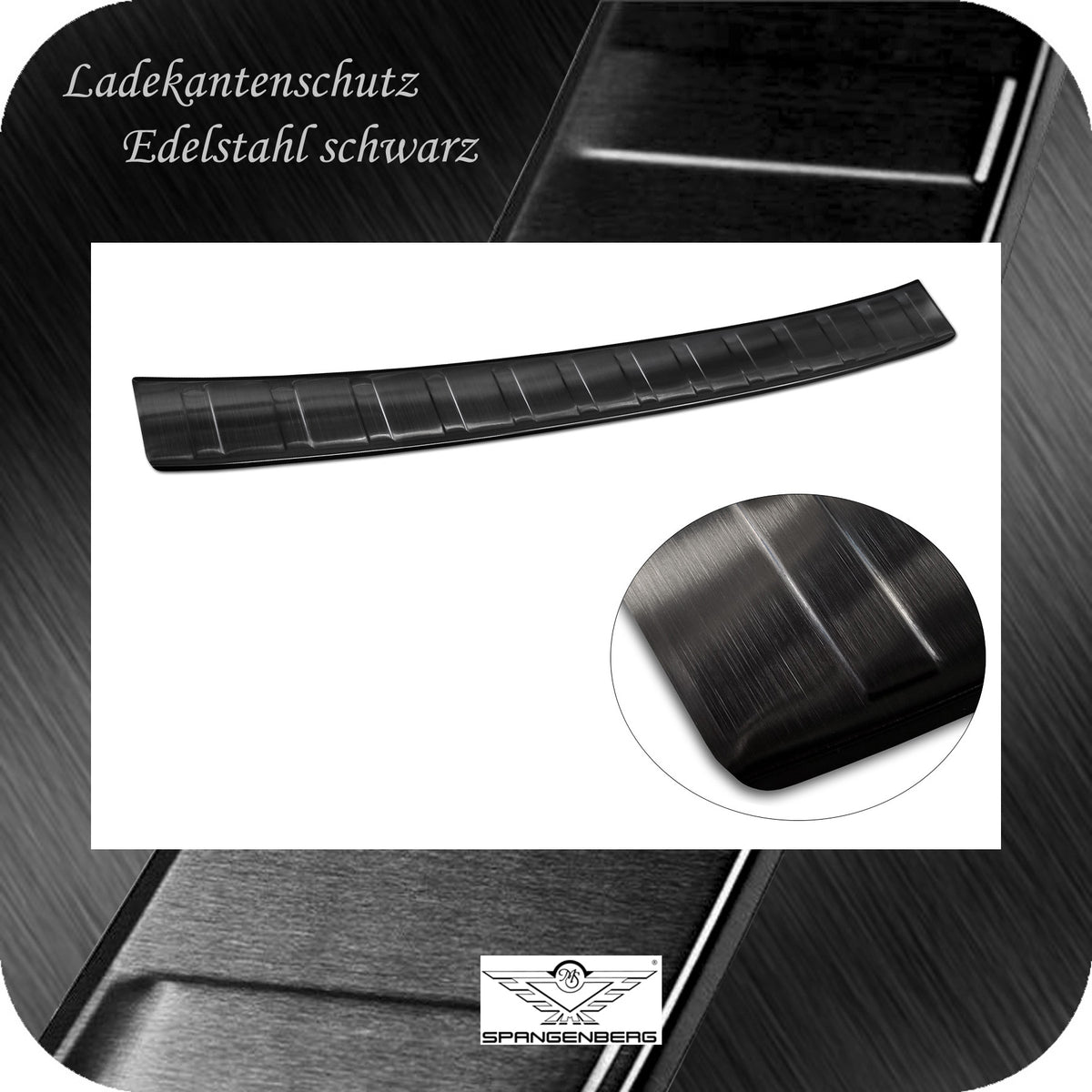 Ladekantenschutz Edelstahl schwarz für BMW 3er Touring G21 06.19-07.22 3245355 e