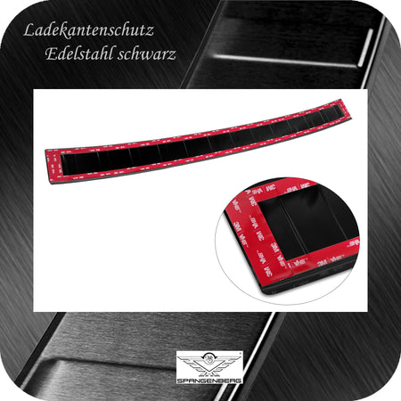 Ladekantenschutz Edelstahl schwarz für BMW 3er Touring G21 06.19-07.22 3245355 f