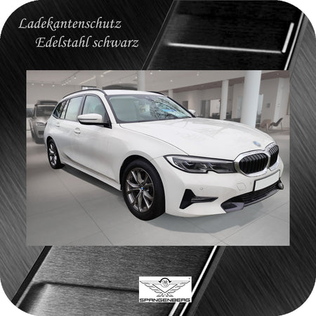 Ladekantenschutz Edelstahl schwarz für BMW 3er Touring G21 06.19-07.22 3245355 h