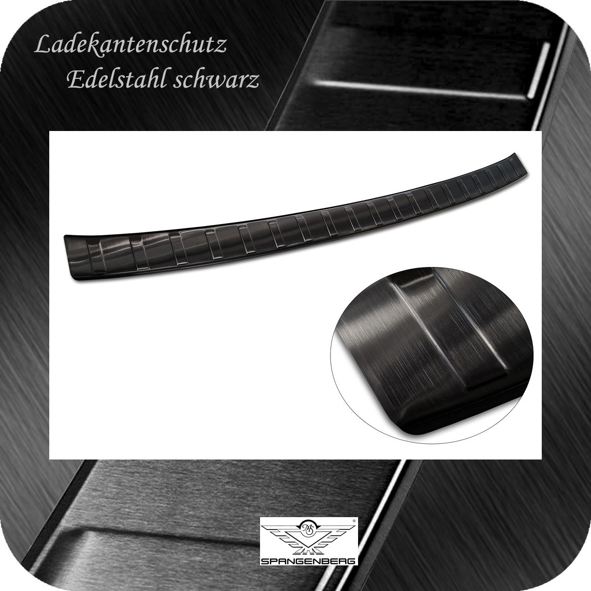 Ladekantenschutz Edelstahl schwarz für BMW X1 Typ U11 ab Bauj. 10.2022- 3245356 e