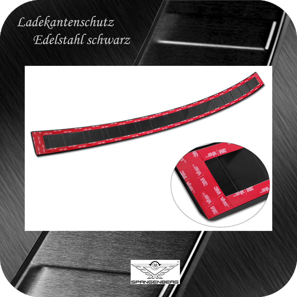Ladekantenschutz Edelstahl schwarz für BMW X1 Typ U11 ab Bauj. 10.2022- 3245356 f