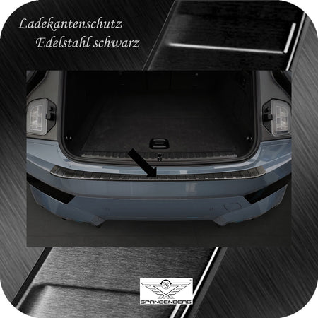 Ladekantenschutz Edelstahl schwarz für BMW iX SUV Typ I20 ab Bj 07.2021- 3245357 b