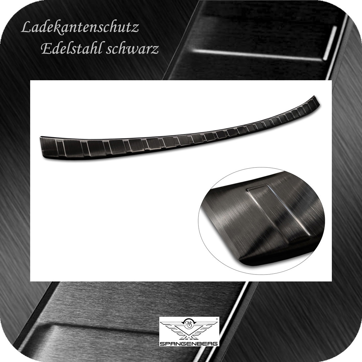 Ladekantenschutz Edelstahl schwarz für BMW iX SUV Typ I20 ab Bj 07.2021- 3245357 e