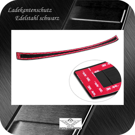 Ladekantenschutz Edelstahl schwarz für BMW iX SUV Typ I20 ab Bj 07.2021- 3245357 f