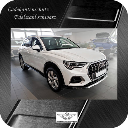 Ladekantenschutz Edelstahl schwarz für Audi Q3 Typ F3 ab Baujahr 9.2018- 3245358 h