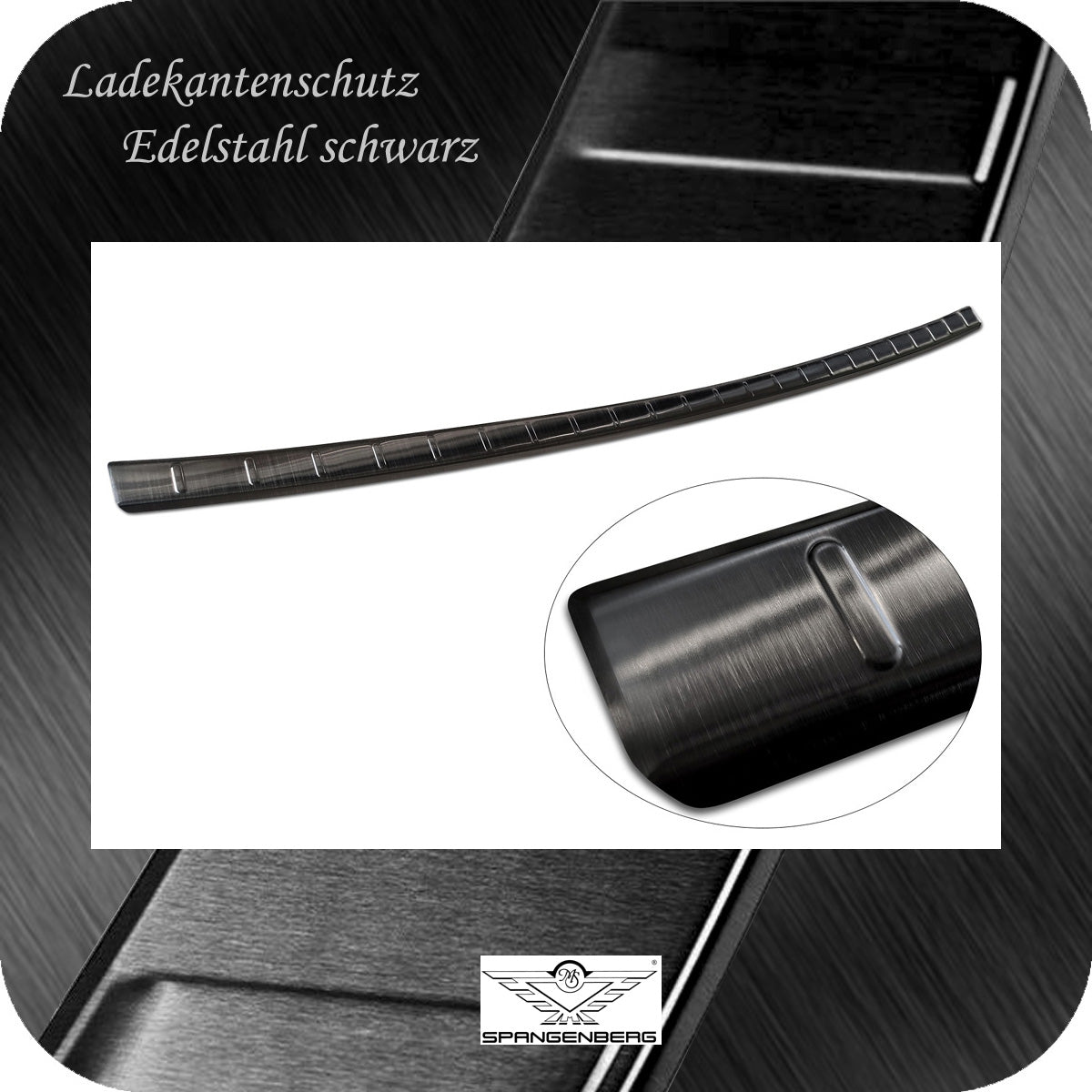 Ladekantenschutz Edelstahl schwarz für Suzuki S-Cross II ab Bj. 12.2021- 3245363e