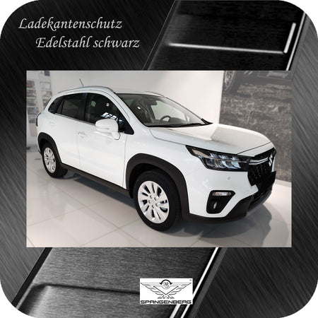 Ladekantenschutz Edelstahl schwarz für Suzuki S-Cross II ab Bj. 12.2021- 3245363g