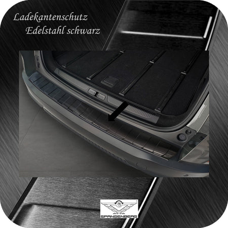 Ladekantenschutz Edelstahl schwarz für Citroen C5 X ab Baujahr 06.2021- 3245364 a
