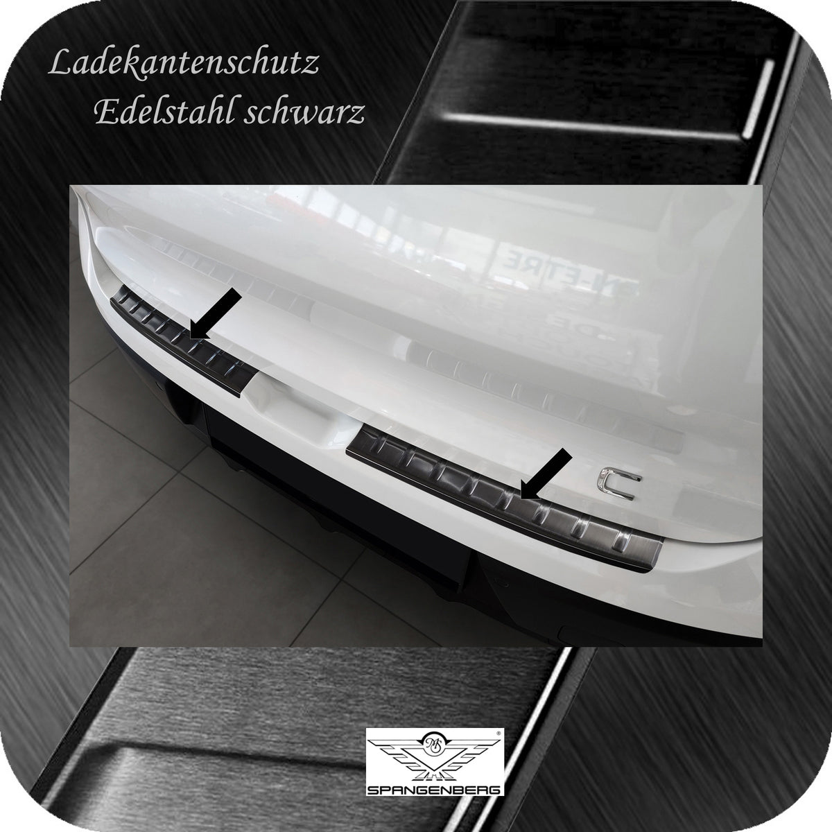 Ladekantenschutz Edelstahl schwarz für Citroen C4 X und ë-C4 X ab 11.22- 3245365 a