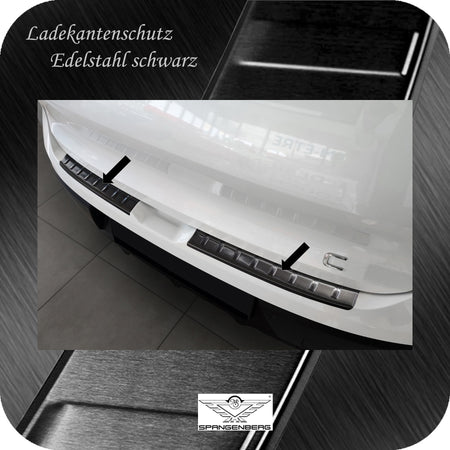 Ladekantenschutz Edelstahl schwarz für Citroen C4 X und ë-C4 X ab 11.22- 3245365 a