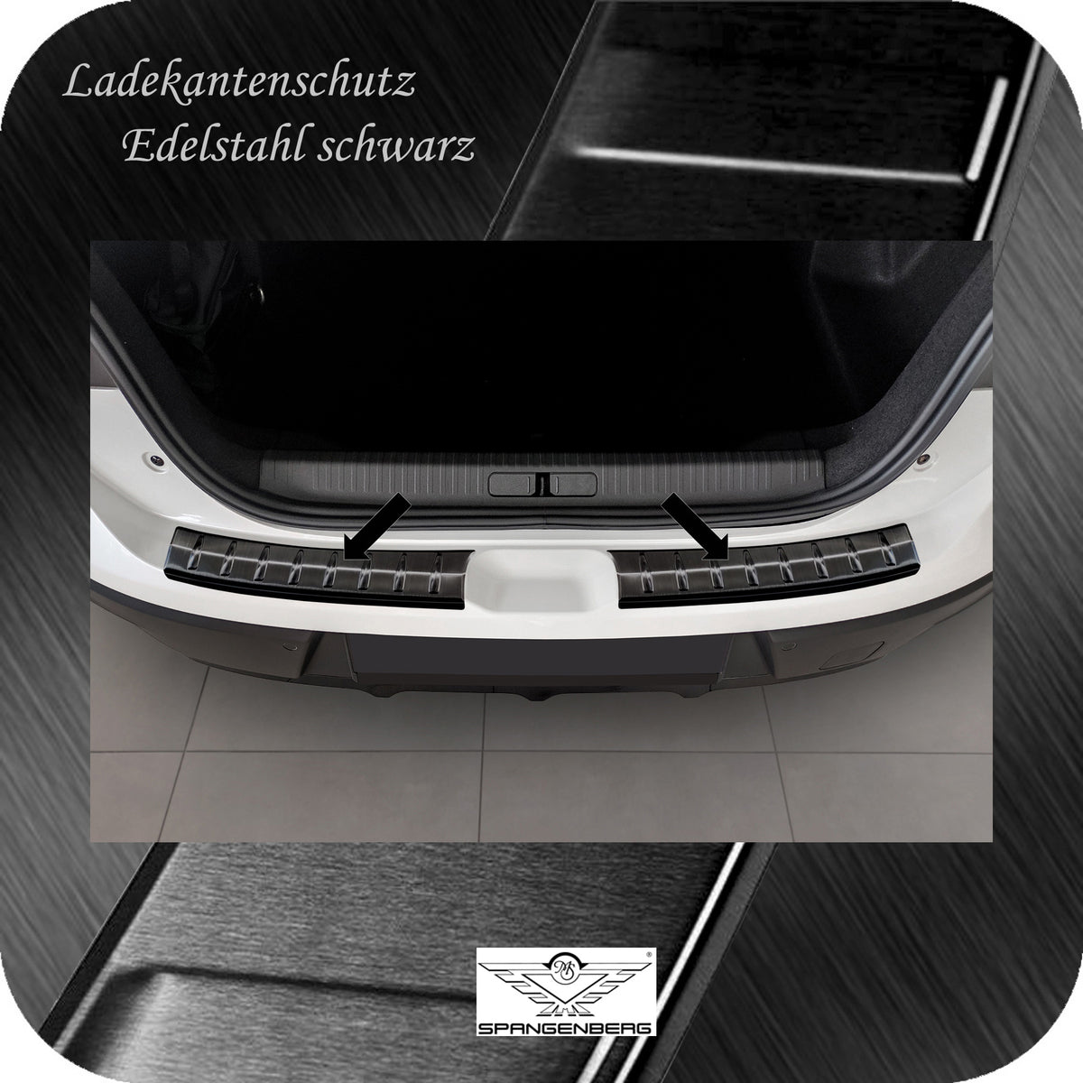 Ladekantenschutz Edelstahl schwarz für Citroen C4 X und ë-C4 X ab 11.22- 3245365 b