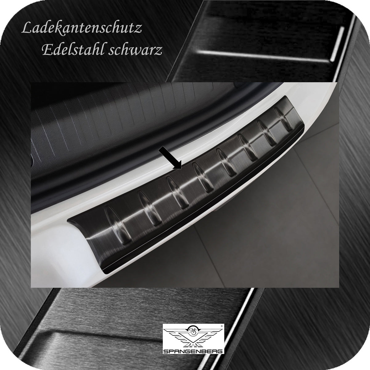 Ladekantenschutz Edelstahl schwarz für Citroen C4 X und ë-C4 X ab 11.22- 3245365 c