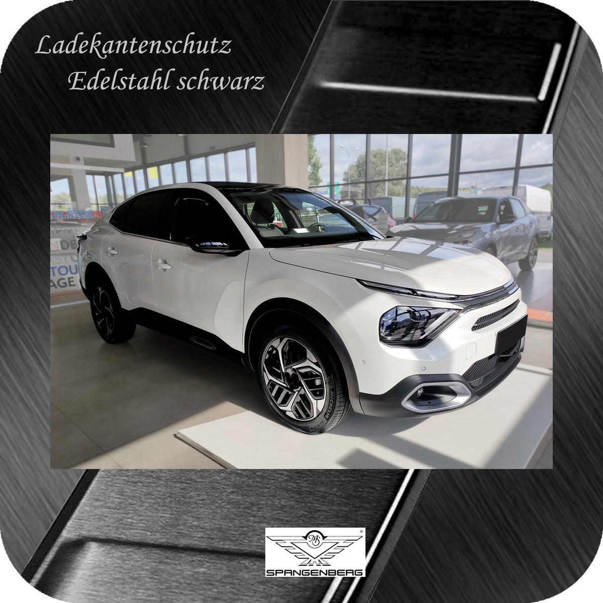Ladekantenschutz Edelstahl schwarz für Citroen C4 X und ë-C4 X ab 11.22- 3245365 h