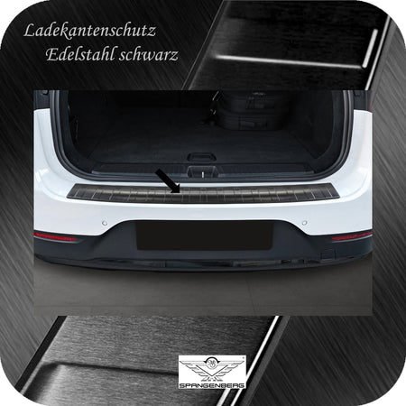 Ladekantenschutz Edelstahl schwarz für Mercedes EQE SUV X294 ab 12.2022- 3245367b