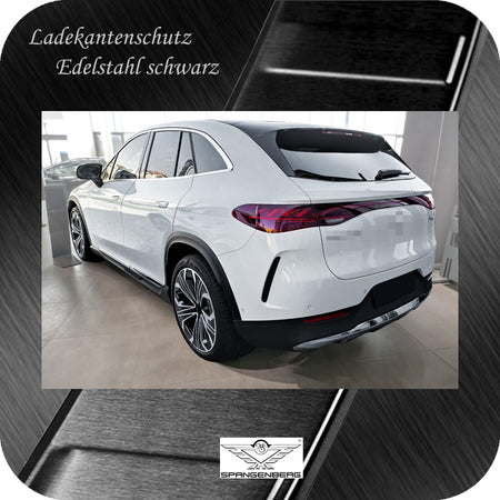 Ladekantenschutz Edelstahl schwarz für Mercedes EQE SUV X294 ab 12.2022- 3245367f