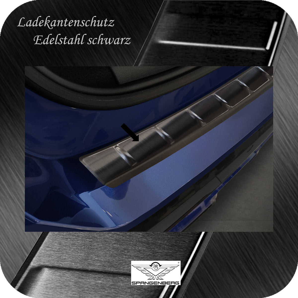 Ladekantenschutz Edelstahl schwarz für BMW X1 M-Style Typ U11 ab 10.22- 3245370 d