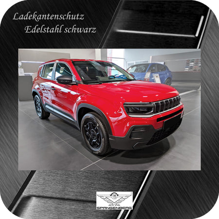 Ladekantenschutz Edelstahl schwarz für Jeep Avenger auch EV ab 01.2023- 3245374h