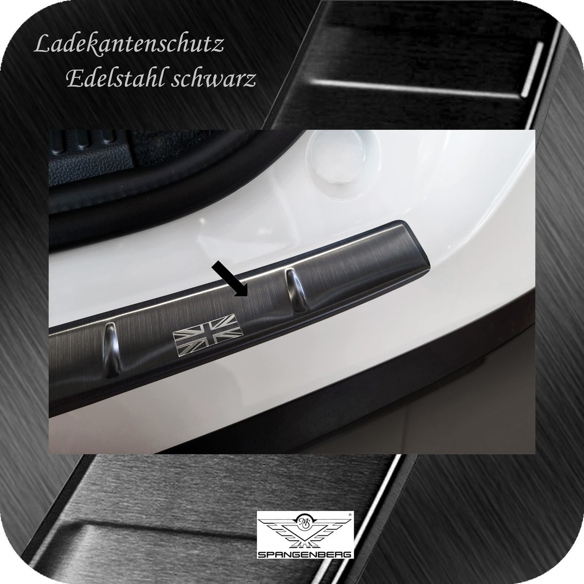 Ladekantenschutz Edelstahl schwarz für MG 4 Electric 5-Türer ab 09.2022- 3245375 c