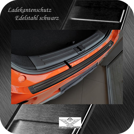 Ladekantenschutz Edelstahl schwarz für MG ZS SUV ab facelift 10.19-10.24 3245376