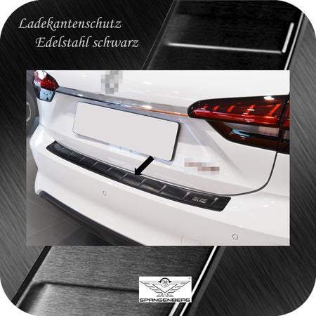 Ladekantenschutz Edelstahl schwarz für MG 5 EV Electirc SW Kombi 3.2022- 3245377 b