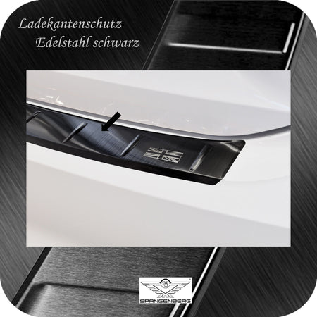 Ladekantenschutz Edelstahl schwarz für MG 5 EV Electirc SW Kombi 3.2022- 3245377 d