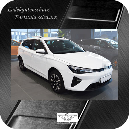Ladekantenschutz Edelstahl schwarz für MG 5 EV Electirc SW Kombi 3.2022- 3245377 h