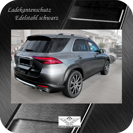 Ladekantenschutz Edelstahl schwarz für Mercedes GLE II V167 MOPF 7.2023- 3245380f