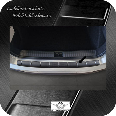 Ladekantenschutz Edelstahl schwarz für Skoda Kamiq ab Facelift 08.2023- 3245381b