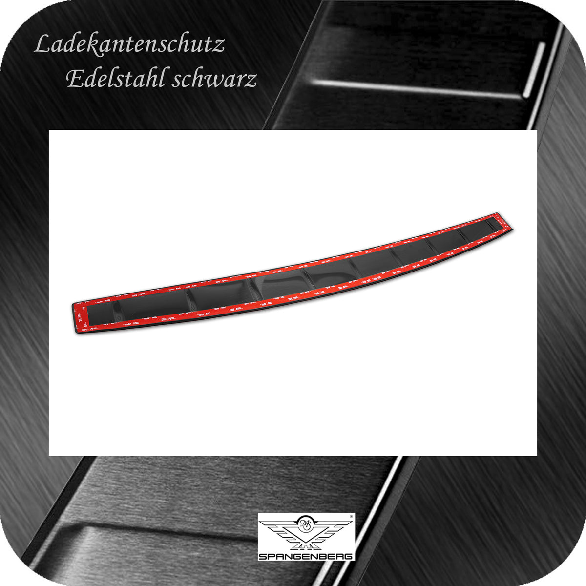 Ladekantenschutz Edelstahl schwarz für Skoda Kamiq ab Facelift 08.2023- 3245381e