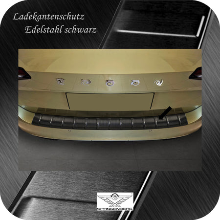 Ladekantenschutz Edelstahl schwarz für Skoda Superb IV Kombi 3Y 02.2024- 3245383b