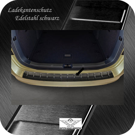 Ladekantenschutz Edelstahl schwarz für Skoda Superb IV Kombi 3Y 02.2024- 3245383c