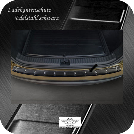 Ladekantenschutz Edelstahl schwarz für Skoda Kodiaq II  2. Gen. 12.2023- 3245384b