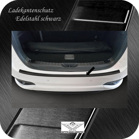 Ladekantenschutz Edelstahl schwarz für Mazda CX-80 SUV Baujahr 10.2024- 3245385 b