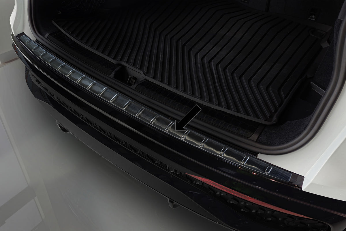 Ladekantenschutz Edelstahl schwarz für Audi Q5 III 3.Gen Typ GU 02.2025- 3245388a