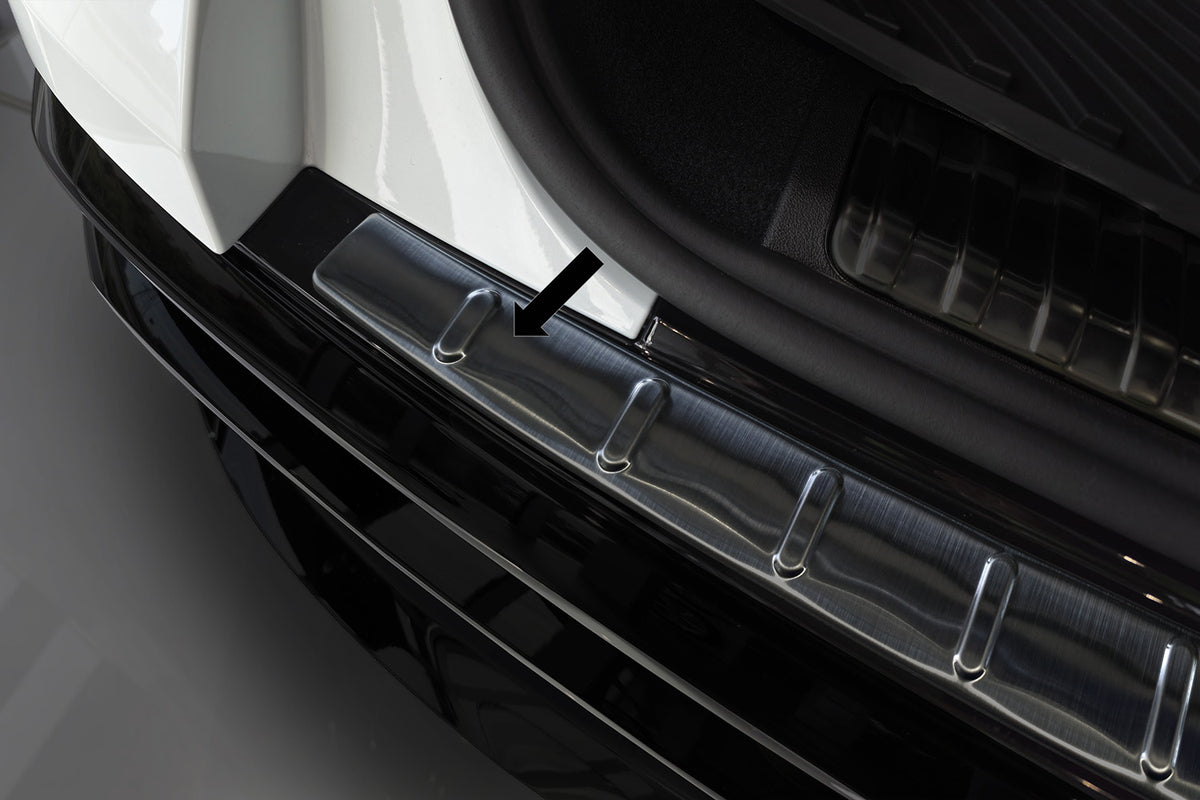 Ladekantenschutz Edelstahl schwarz für Audi Q5 III 3.Gen Typ GU 02.2025- 3245388c