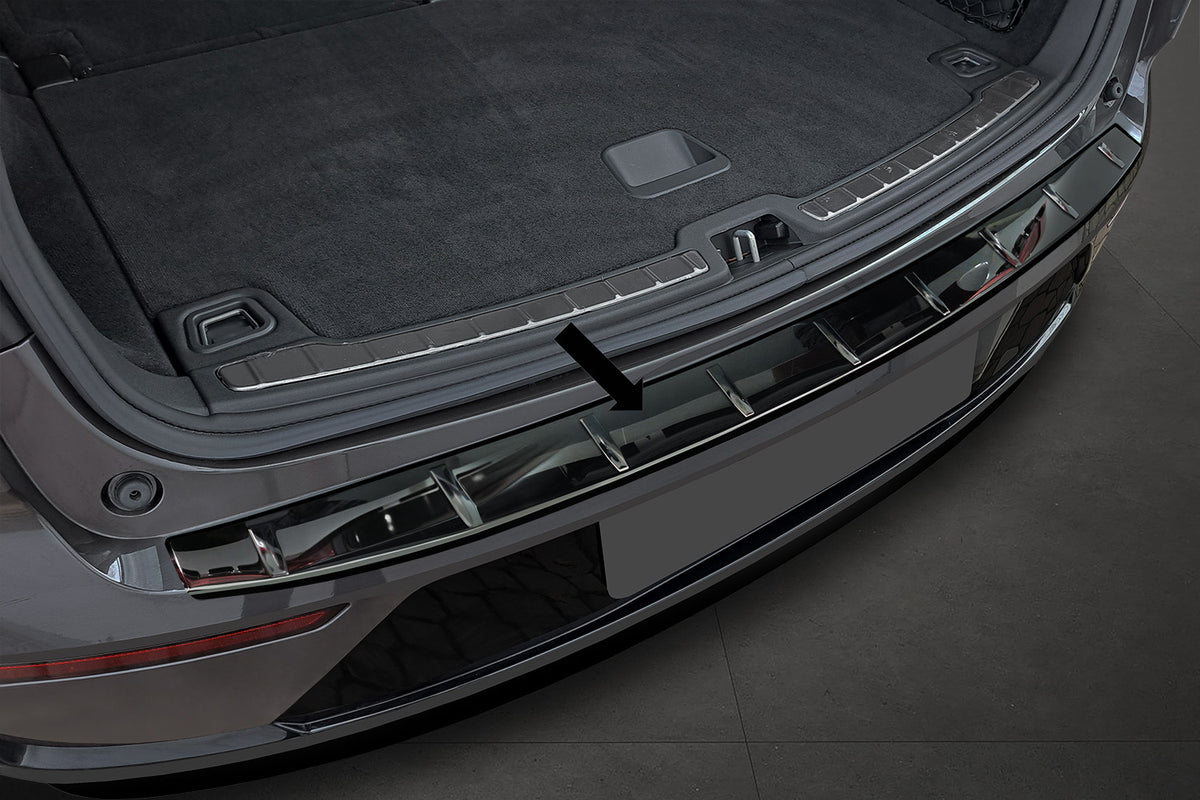 Ladekantenschutz Edelstahl schwarz für Volvo EX90 SUV ab Baj. 10.2024- 3251054